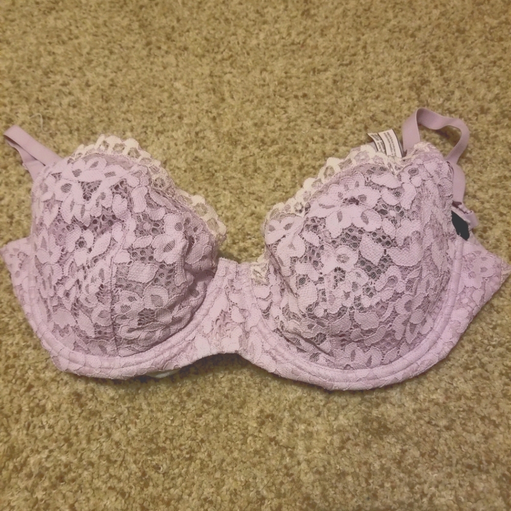 Unlined demi bra 34ddd